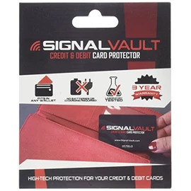 RFID Blocking Signal Vault Credit & Debit Card Protector (2 Cards)