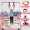 Tepemccu Expandable Gymnastics Bars,Adjustable Height Gymnastic Horizontal Bars,Junior Training Bar