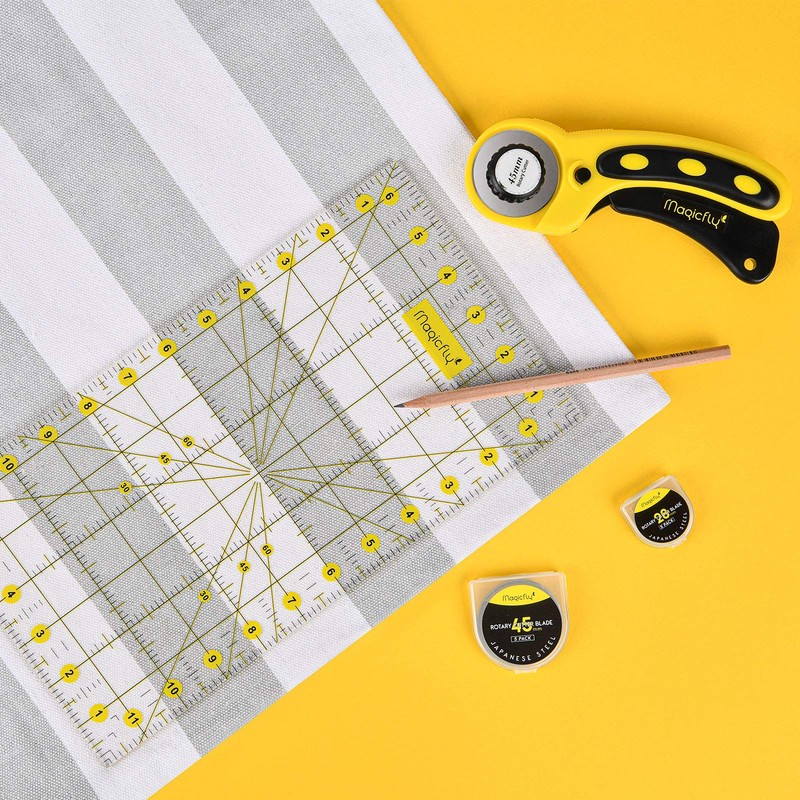 Magicfly Rotary Cutter Set, 45mm and 28mm Fabric Cutters Kit
