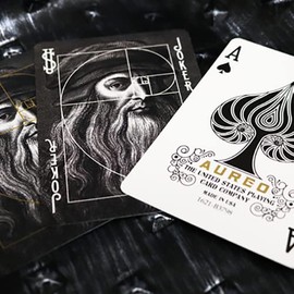 USPCC Bicycle Aureo Black Playing Cards