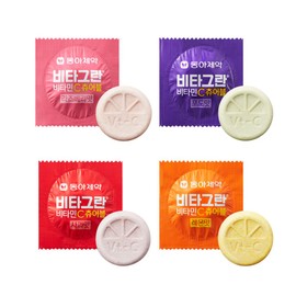 VITAGRAN Vitamin C Chewable 72 Tablets (Lemon, Grape, Apple and Raspberry to choose) (18-day supply) - Apple Flavor 72 Tablets (18-day supply)