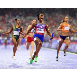 Champion 8x10 Photo SHA’CARRI  RICHARDSON 2024 Paris Summer Olympics Track Field Gold USA