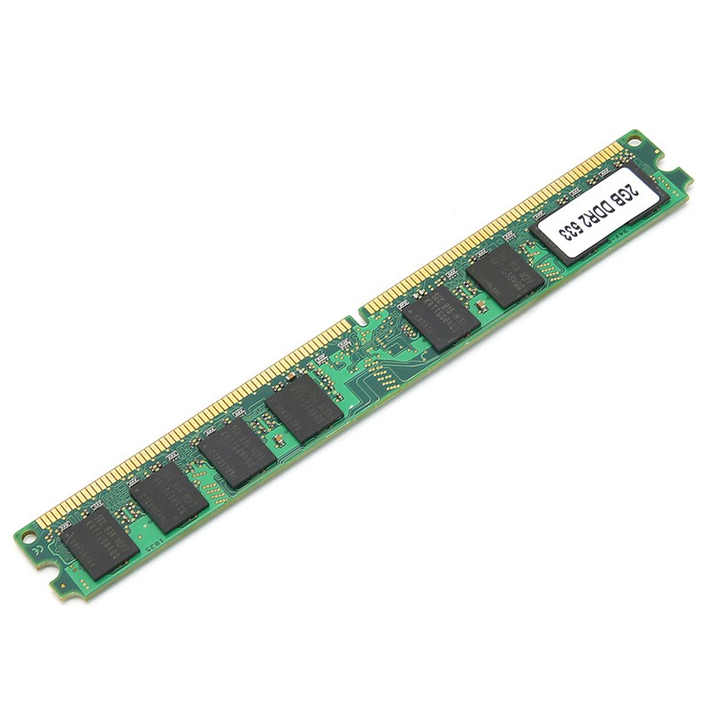 Memory Module Desktop Full Compatible DoubleSided 16Grain DDR2 2GB 533MHZ