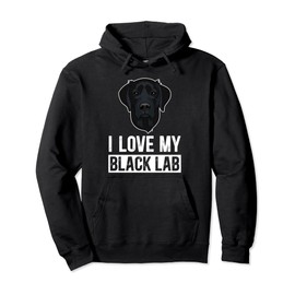 I Love My Black Lab Owner Black Labrador Lover Pullover Hoodie