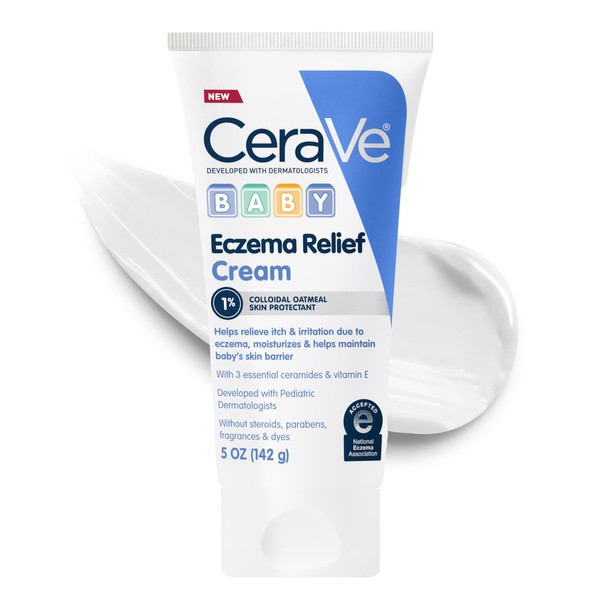 CeraVe Baby Eczema Relief Cream, 1% Colloidal Oatmeal Cream With