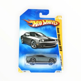 Hot Wheels Dodge Challenger SRT8 16/196 - Grey - 2008 Mainline A - New - Near Mint