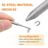 sourcing map 3pcs Y000 Tri Wings Screwdriver Bit 5/32" Hex