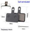 4 Pairs Mountain Bike Bicycle Disc Brake Pads for Shimano