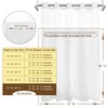 Barossa Design Fabric Snap-in Shower Curtain Liner Replacement, Removable &