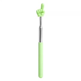 1 Pc Telescopic Teachers Pointer, Teaching Pointer Stick for Classroom, Metal Hand Retractable Pointer Extended Length 21.6 Inch, Handheld Presenter Whiteboard Pointer Presentation Products (Green)