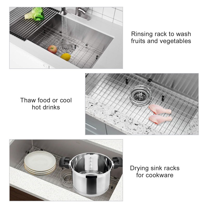 LKOBG2915SS Kitchen Sink Grate 27.5" x 13.5" x 1.25" Stainless