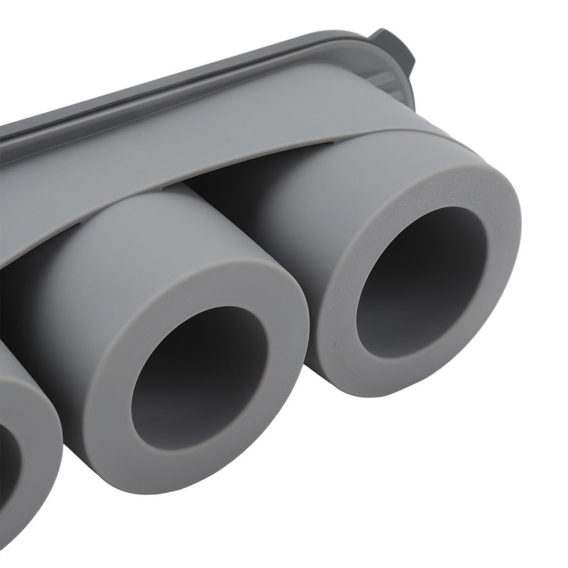 Hollow Cylinder Ice Cube Tray Quick Release Silicone High Low