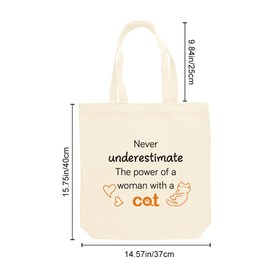 Yicadorn Gifts for Women,Cat Gifts for Women,Birthday Gifts for Women,Tote Bags,Canvas Bag