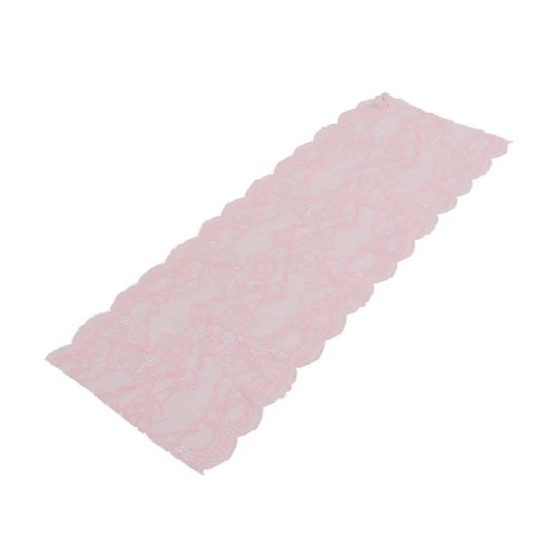 Lace Ribbon 17cm Wide Soft Nylon High Elasticity Non Irritating