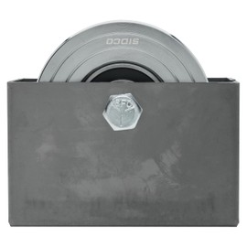 Sidco Supply 3.5 Inch V-Groove Gate Wheels Solid Steel Sliding Gate Rollers Metal Gate Wheel Inverted V Shape for Slide Gates with Detachable Bolt V Groove Caster Wheel for Gate Weldable Wheel Box