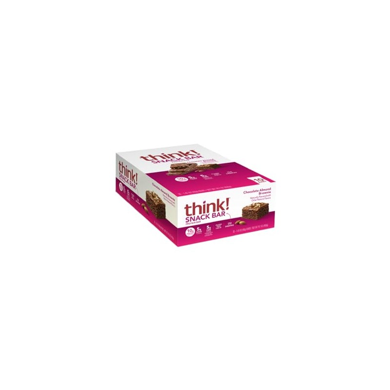 think! Protein Bars with Chicory Root for Fiber, Digestive Support,