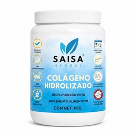Colgeno Hidrolizado 100 Puro Bovino 1 Kg  Protena en Polvo Tipo 1 y 3  Sin Sabor  Suplemento Natural                                                  