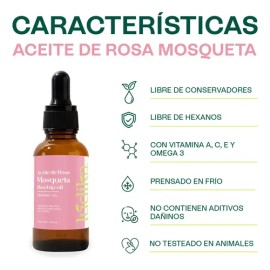 Aceite De Rosa Mosqueta Virgen 100ml Lúdika Todo Tipo De Piel Día/noche
