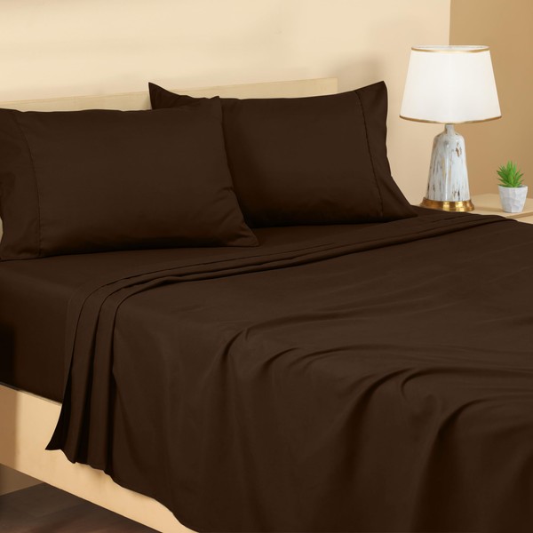 Utopia Bedding Queen Sheet Set - Brushed Microfiber - Soft