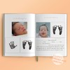 HELLO BOO Inkless Hand & Footprint Kit, 4 Print Cards,