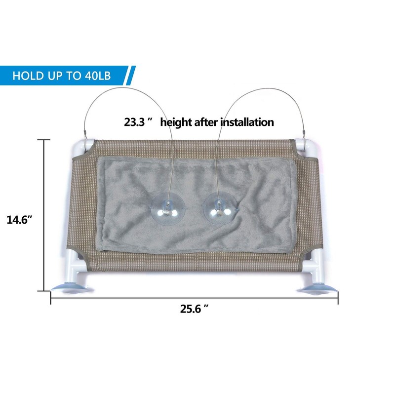 PEFUNY Cat Bed Window, Cat Window Hammock Window Perch, Safety