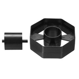 PATIKIL Tape Dispenser Core, Replacement Wheels and Core, Plastic Parts for 20031 Tape Dispenser, Home, Office, Warehouse, Packaging, Mailing, Shipping Supplies, Black