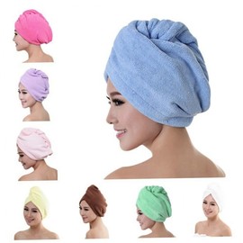 Mikinona Spa Cap Hair Drying Towel Wrap Set Fast Dry Hair Cap Non-Slip Microfiber for Wet Hair Dry