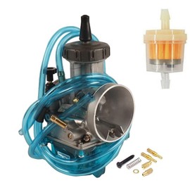 YJGZSVK Carburetor PWK 38MM For 1978-2002 Yamaha YZ250 1980-1981 Yamaha YZ465 1985-1990 Suzuki Quadracer 250 LT250R 1987-1990 Suzuki Quadracer 500 LT500R 1981-1986 Honda ATC250R 1984-2001 Honda CR500R