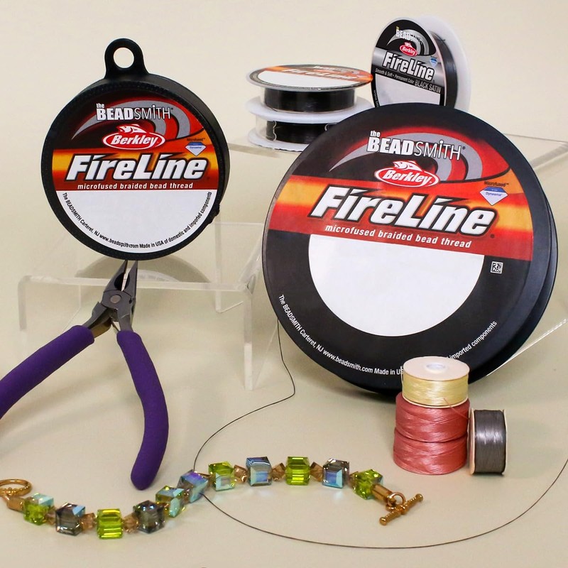 The Beadsmith Fireline by Berkley – Micro-Fused Braided Thread –