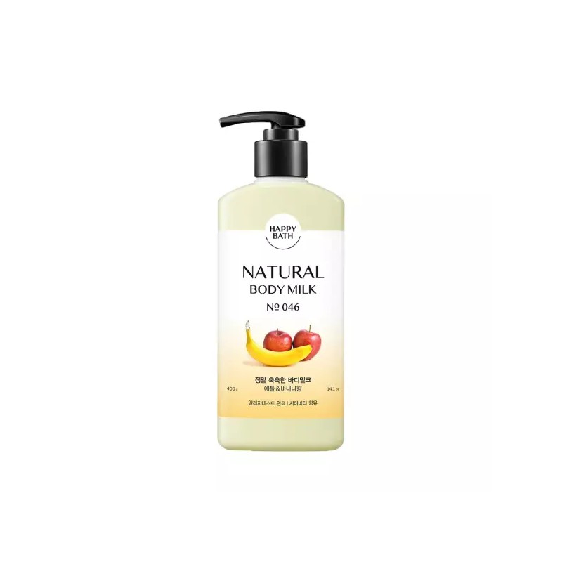 Happybath 해피바스 정말 촉촉한 바디밀크 400ml Happy Bath Really Moisturizing