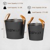 Set of 2 Metal Ash Buckets 11.5 & 8.5 Gal