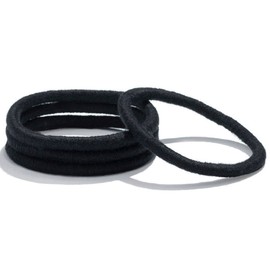 Kooshoo Round Mondo Plastic-Free Hair Ties 4 Pack, Warm Earth