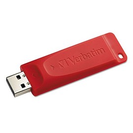 Verbatim 95236 Store 'n'Go USB 2.0 Flash Drive, 4GB, Red