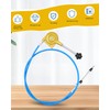 Universal Throttle Cable Kit for Excavators and Mixers Replacement Parts,
