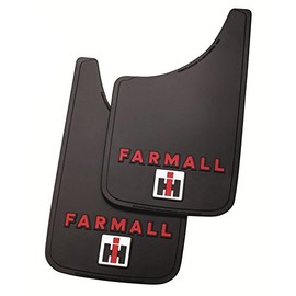 Plasticolor 000588C01 HI Farmall Logo 11x19 Easy Fit Mud Guard - Set of 2