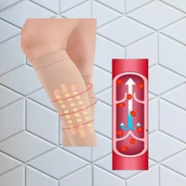 하지 정맥류 압박 스타킹 밴드 종아리 다리 관리 종아리압박밴드 Varicose Vein Compression Stockings Band Calf Leg Care Calf Compression Band [Skin]
