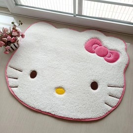 SOFPRO Alfombras de área de Kawaii, súper Suaves, Lindas Alfombrillas de recámara de Dibujos Animados, de Lujo, Muy absorbentes, Antideslizantes