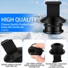 Seenelling 4 Pcs F/1-1/8 Push-in PVC Boat Drain Plug Kit