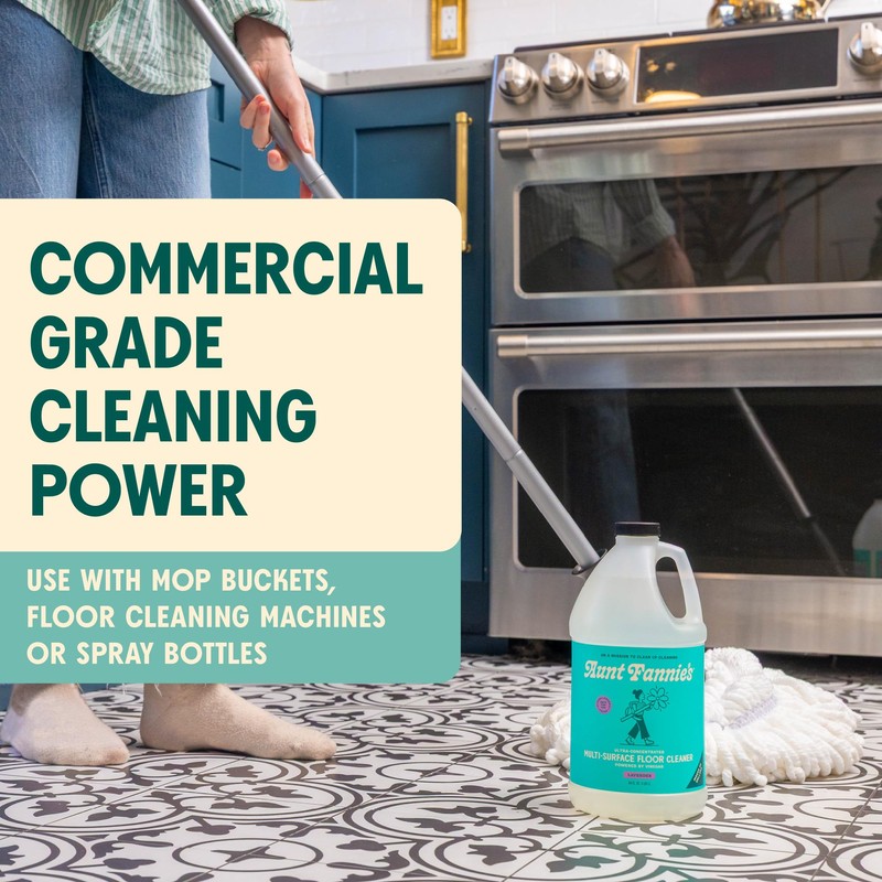 Aunt Fannie's Ultra Concentrated Floor Cleaner Vinegar Wash, Multi-Surface Solution