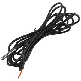 HALJIA Waterproof Temperature Sensor Probe DS18B20-55 °c to +125 °c 3 Meter Temp Sensor Thermometer Thermistor Detector