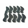 Window Golf Iron Cover [Black] 10 Pieces Set