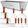 THINKWORK Drywall Knife Set, 10Pcs Drywall Tools Include Stainless Steel