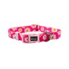 Olahibi Dog Collar and Leash Set, Pink Daisy Pattern, Polyester