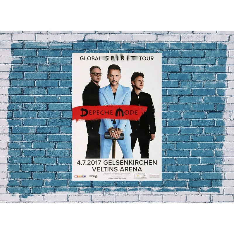 Depeche Mode Global Spirit Gelsenkirchen 2017 Concert Poster / Premium