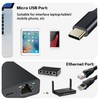 Micro USB to RJ45 Ethernet Adapter Compatible with Fire TV