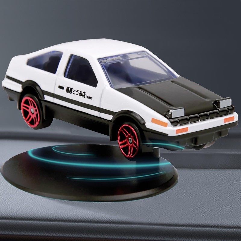 JNZIBQ Car Dashboard Drift Spin Ornament, Alloy Rotating AE86 Auto