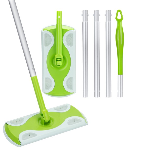 Mop Handle Compatible with Swiffer, Green Extra Long Detachable Mop