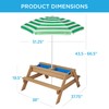 Best Choice Products Kids 3-in-1 Sand & Water Table, Wood