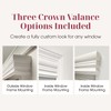 ARLO BLINDS Faux Wood Blinds with Crown Valance - 34.25"