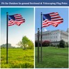 NQ Flag Pole Ball Topper Ornament - Flagpole Top Replacement,